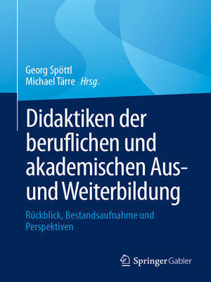 cover image of Didaktiken der beruflichen und akademischen Aus- und Weiterbildung